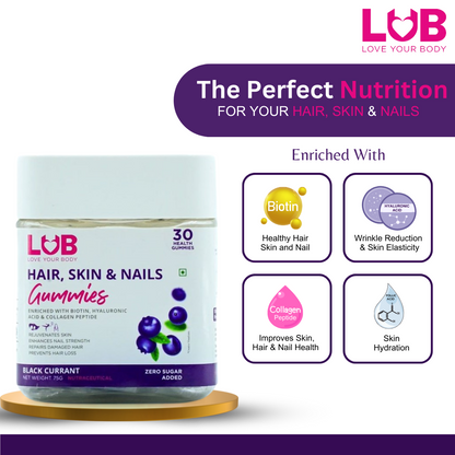 LUB Hair, Skin and Nail Gummies