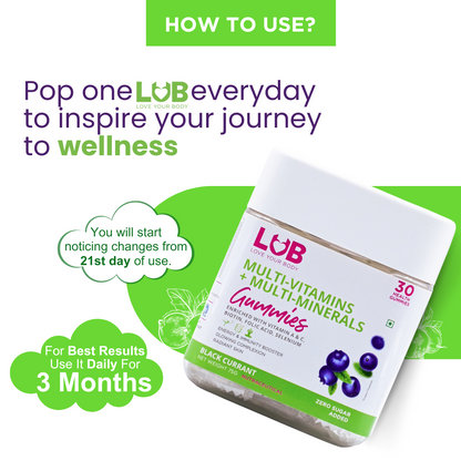 LUB Multivitamin and Multimineral Gummies