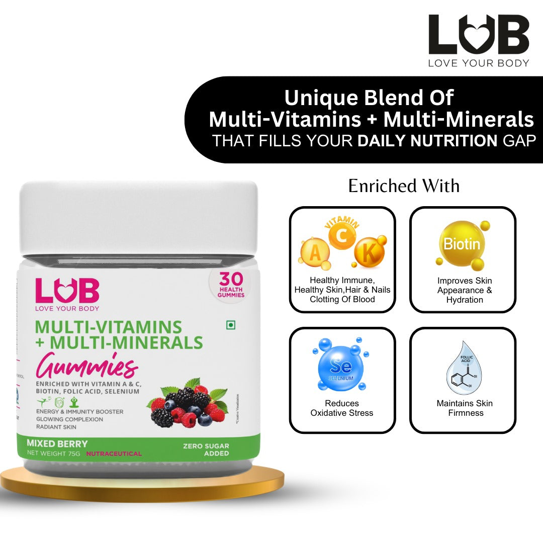 LUB Multivitamin + Multimineral Gummies