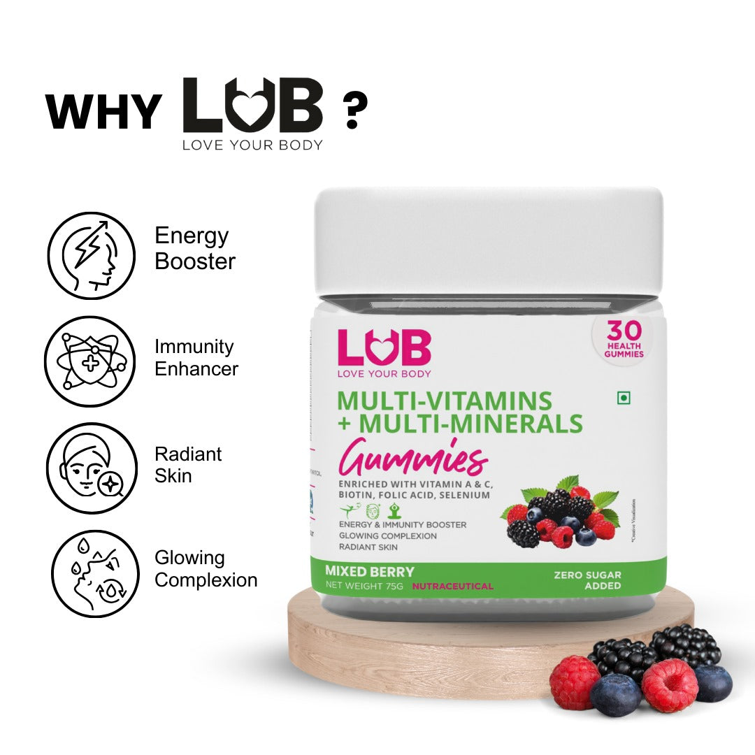 LUB Multivitamin + Multimineral Gummies