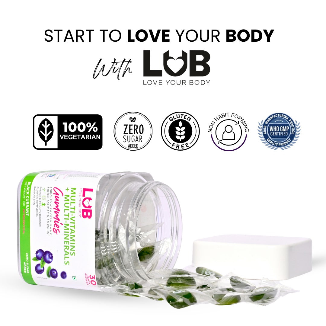 LUB Multivitamin + Multimineral Gummies